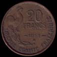 20 francs 1951